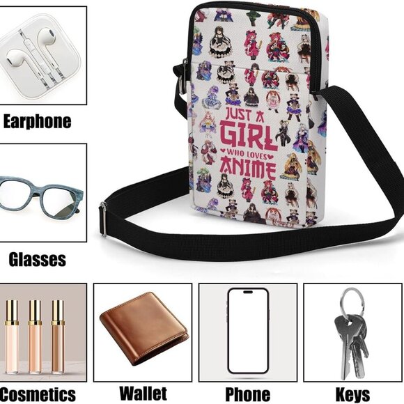 Fantasy Novel Cross Body Bag Canvas Adjustable Shoulder Purse for Book Lovers - Picture 4 of 6